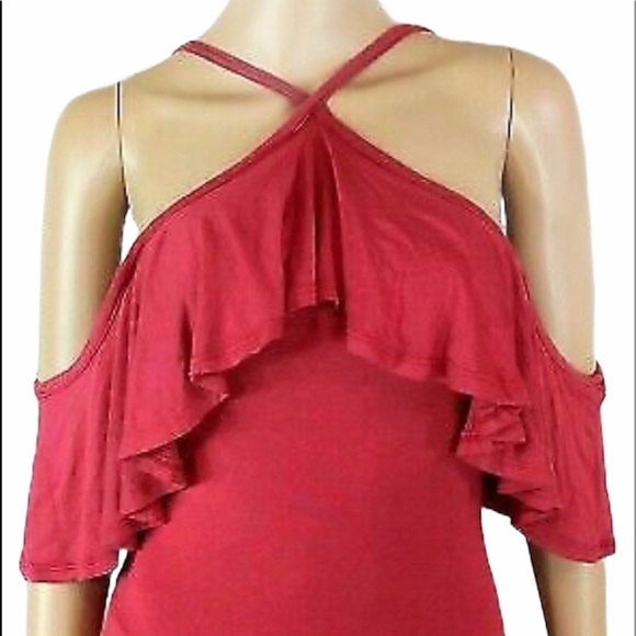Gianni Bini Tops - SOLD-NWT GIANNI BINI Cold Shoulder Flowy Blouse-L